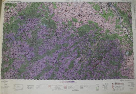 A collection of Second World War Ministry of War maps of Europe